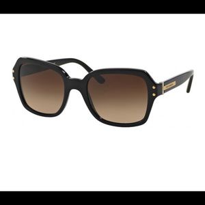 Tory Burch 7082 Sunglasses 131213 - Black - Dark Brown Gradient